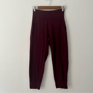 Lululemon Align Jogger Crop Leggings 23” Garnet Burgundy Red 4